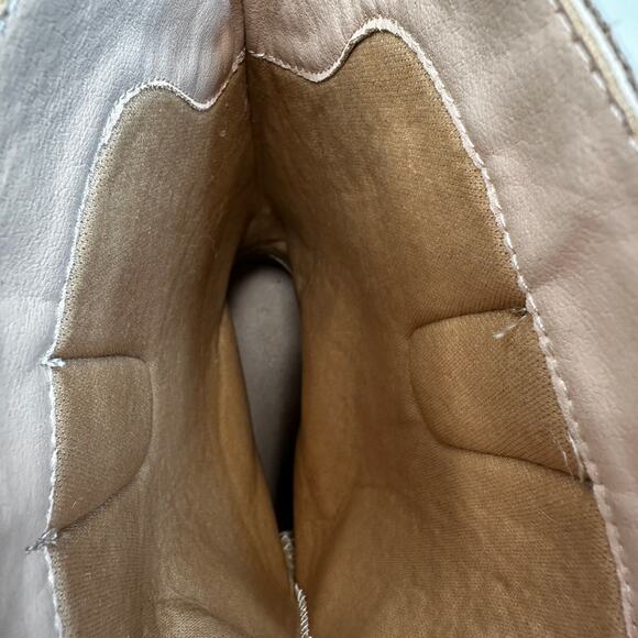 Coconuts by Matisse Bandera Faux Leather Teal Brown Western Boots - Picture 6 of 7